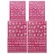 Wrapables Fingernail Stickers Nail Art Nail Stickers Self-Adhesive Nail Stickers 3D Nail Decals - Bows, Hearts & Flowers (3 Designs/6 Sheets)